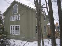 Timber fram driveshed